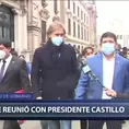 Ricardo Gareca destacó la reunión con el presidente Pedro Castillo