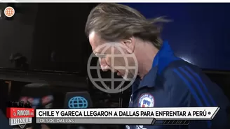 Ricardo Gareca evitó hablar sobre encuentro con Perú a su llegada a Dallas