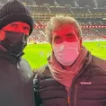 Ricardo Gareca presente en el partido del Celta de Renato Tapia ante Atlético