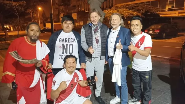 Ricardo Gareca se despidió de hinchas incondicionales de la selección peruana