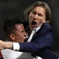 Ricardo Gareca se pronunció sobre el abrazo con Christian Cueva