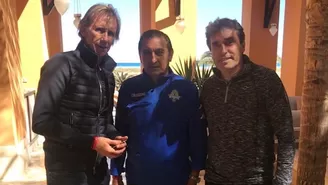 Gareca se reunió con Ramón Díaz, técnico de Cristian Benavente en Egipto