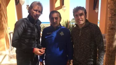 Gareca se reunió con Ramón Díaz, técnico de Cristian Benavente en Egipto