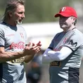 Ricardo Gareca volvió a Barcelona y dirigió el entrenamiento de la selección peruana