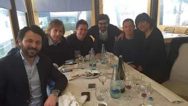 Rircardo Gareca se reunión con Gianluca Lapadula (Foto: @tvdellosport)