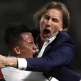 El abrazo entre Gareca y Cueva dio la vuelta al mundo tras la victoria ante Venezuela