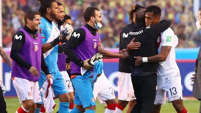 El equipo de Renato Tapia celebró la victoria de Perú ante Ecuador. | Video: América TV