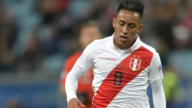 Christian Cueva, futbolista peruano de 28 años. | Foto: AFP