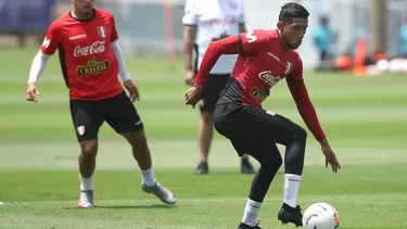 Christofer Gonzales se sumó a los trabajos de la selección peruana | Foto: FPF.