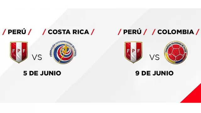Perú jugará ante Costa Rica y Colombia en Lima previo a la Copa América 2019. | Foto: selección peruana.