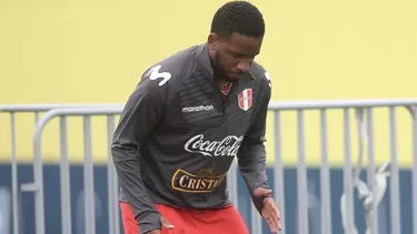 Jefferson Farfán entrenó este viernes en la Videna. | Foto: FPF