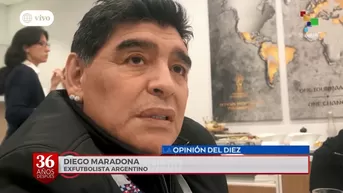 Selección peruana: Diego Maradona y 'Pibe' Valderrama lamentaron eliminación