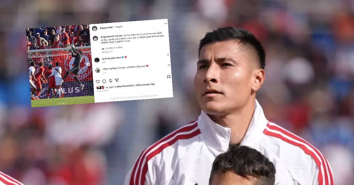Selección peruana | Diego Romero rompió su silencio tras su debut con ...