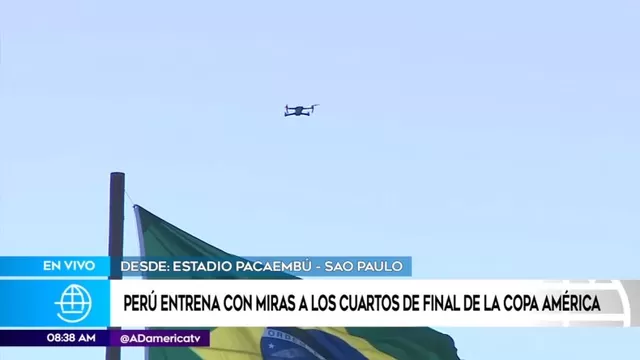 Selección peruana: dron sobrevoló campo de entrenamiento en Sao Paulo