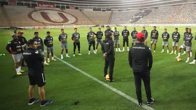 Selección peruana entrenó en el Estadio Monumental a dos días de enfrentar a Paraguay