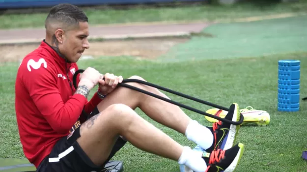 Selección peruana entrenó con la presencia de Paolo Guerrero