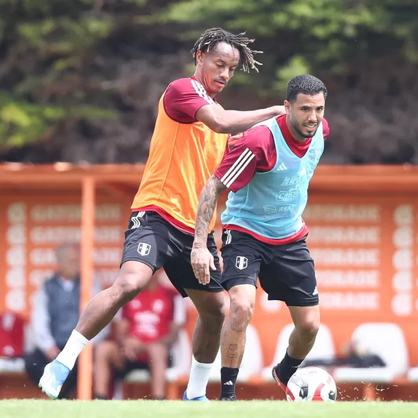 La selección peruana entrenó en Santiago tras perder ante Chile. | Foto: FPF