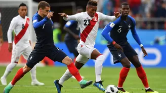 Perú perdió 1-0 ante Francia en Rusia 2018 | Foto: AFP.
