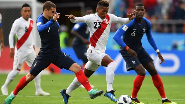 Perú perdió 1-0 ante Francia en Rusia 2018 | Foto: AFP.