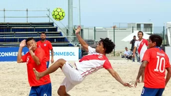 Selección peruana de fútbol playa venció 8-5 a Chile en eliminatorias al Mundial 