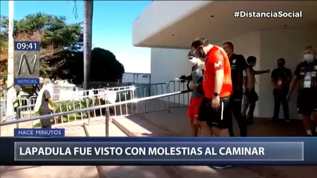 Selección peruana: Gianluca Lapadula presenta molestias en un tobillo 