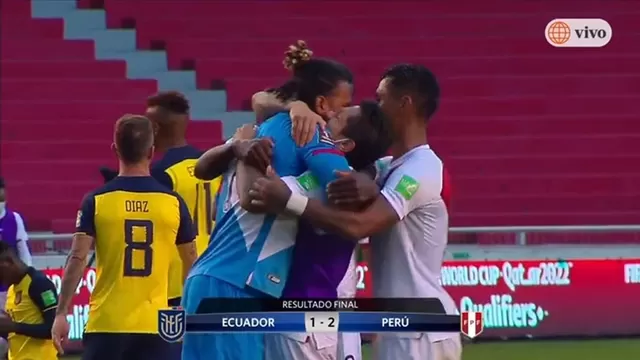 Selección peruana: Gianluca Lapadula y su emotivo abrazo con Pedro Gallese