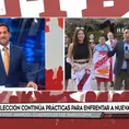 Hincha canta el Contigo Perú en el hotel de concentración de la Blanquirroja