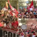 Selección peruana: Hinchas realizaron impresionante banderazo en Barcelona