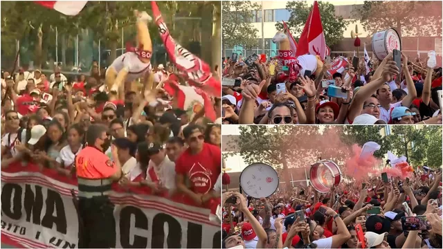 Selección peruana: Hinchas realizaron impresionante banderazo en Barcelona