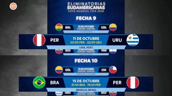 Selección peruana: Horarios confirmados ante Uruguay y Brasil