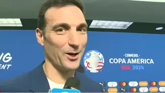 Lionel Scaloni, DT de la selección argentina. | Video: América Deportes.