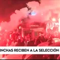 Selección peruana llegó a Lima y recibió espectacular apoyo de la hinchada