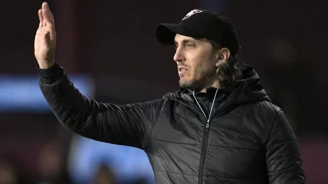 Luis Zubeldía, entrenador argentino de 42 años. | Foto: AFP
