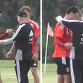 Mano Menezes y Erick Noriega protagonizaron un emotivo momento en práctica de la selección