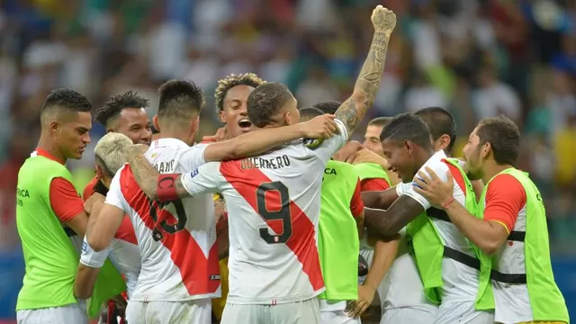La selección peruana ya se metió a las semifinales. | Foto: AFP