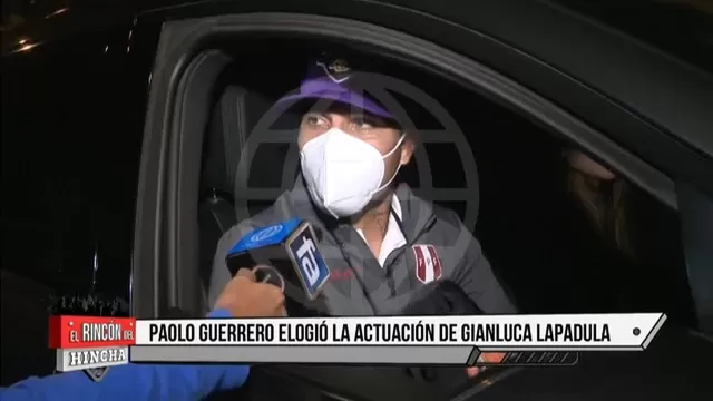 Selección peruana: Paolo Guerrero elogió la actuación de Gianluca Lapadula