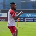 Paolo Guerrero entrenó en la Videna a dos días de la convocatoria