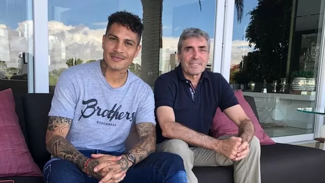 Selección peruana: Paolo Guerrero recibió en Brasil  a Néstor Bonillo