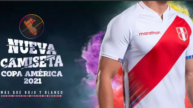 Selección peruana presentó la camiseta que utilizará en la Copa América 2021