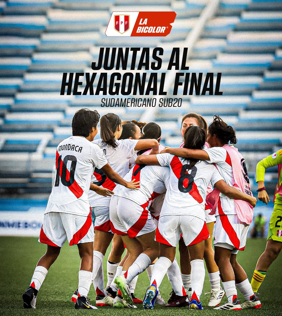 Perú al hexagonal final del Sudamericano Femenino Sub-20. | Fuente: @SeleccionPeru