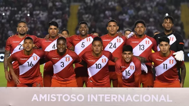 Selección peruana. | Foto: AFP