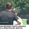 Selección peruana: Reynoso visitó a Ruidíaz  en práctica del Seattle Sounders