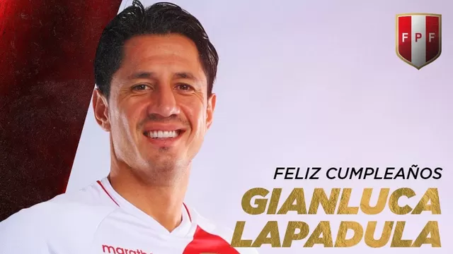 Selección peruana saludó afectuosamente a Gianluca Lapadula por su cumpleaños