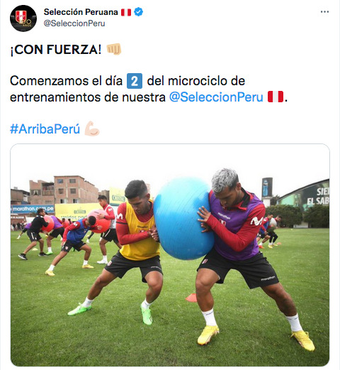 Twitter: Selección Peruana 