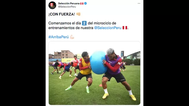 Twitter: Selección Peruana 