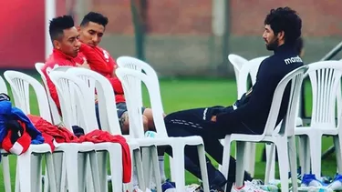 Juan Cominges en conversaci&amp;oacute;n con Christian Cueva. | Foto: Instagram Juan Cominges