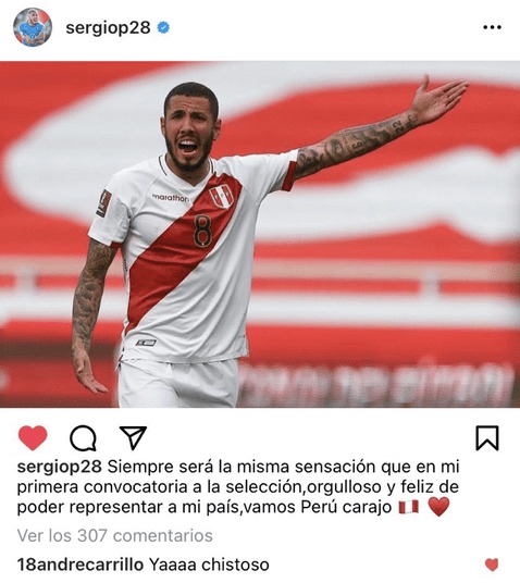 Aquí el mensaje de Sergio Peña.
