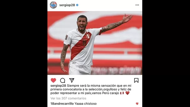 Aquí el mensaje de Sergio Peña.