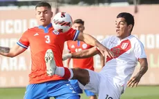 Selección peruana sub-20 cayó 2-1 ante Chile en amistoso  - Noticias de sudamericano sub 20 2015