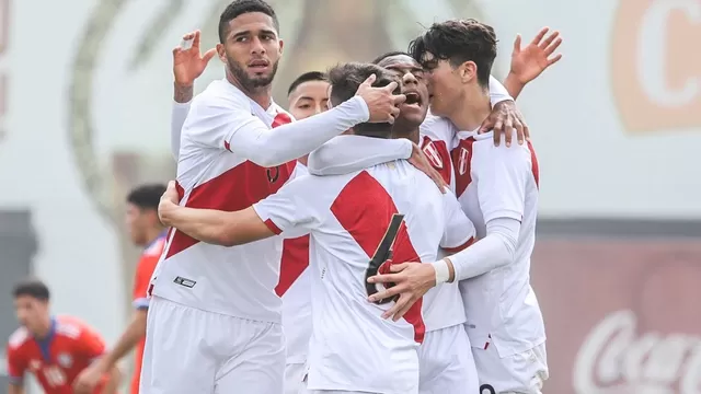 Selección peruana Sub-20 derrotó 2-1 a Chile en amistoso en la Videna